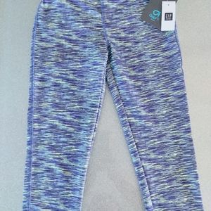 Gap nice leggings size 8-9 girls purple and bright green new with a tag.